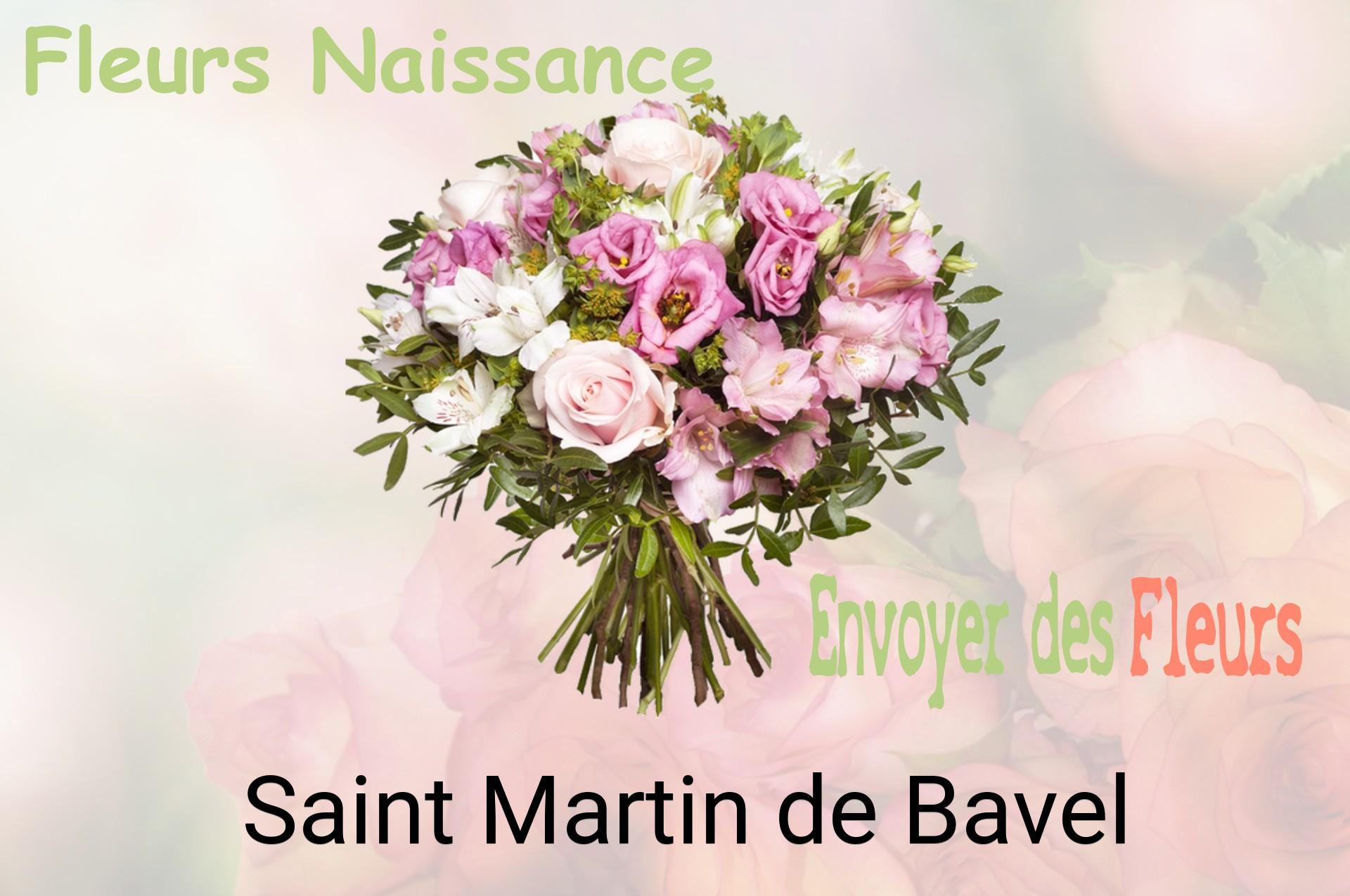 Bouquet de fleurs de naissance livré à Saint-Martin-de-Bavel